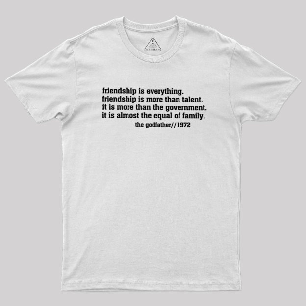 The Godfather quote Geek T-Shirt