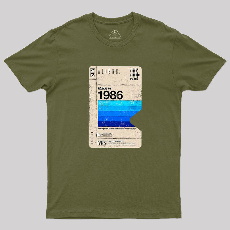Aliens Blank Tape Geek T-Shirt