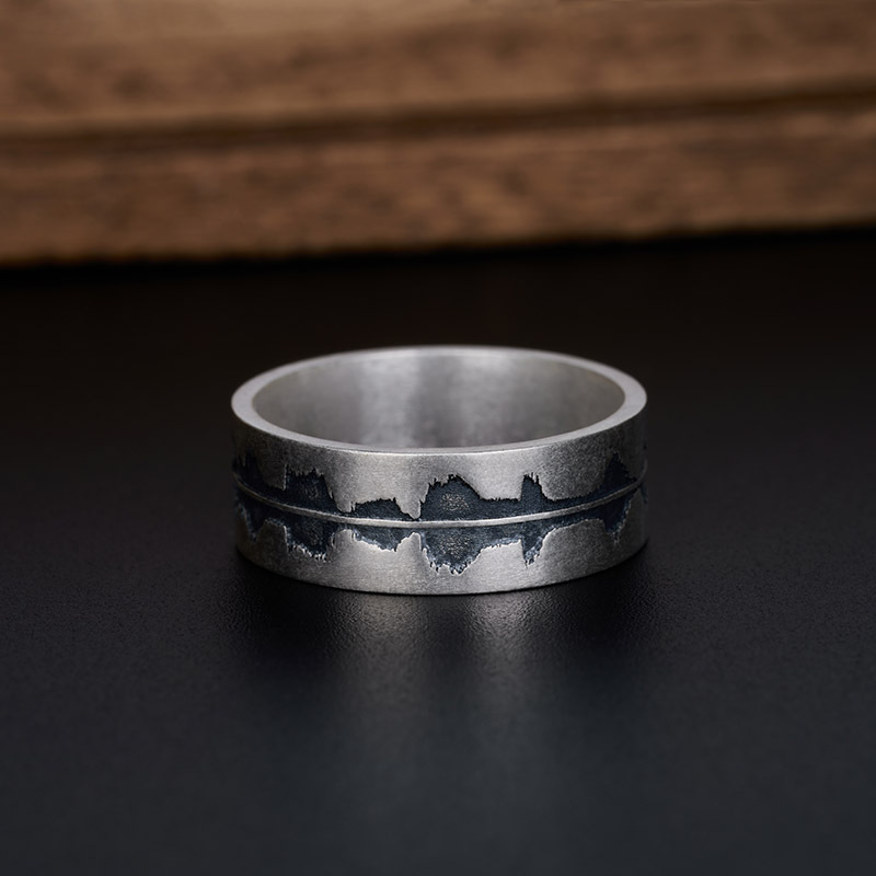 This is Not a Defect Geek Silver Band Ring