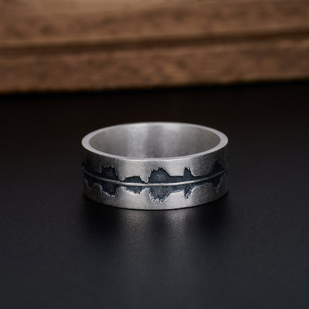 This is Not a Defect Geek Silver Band Ring