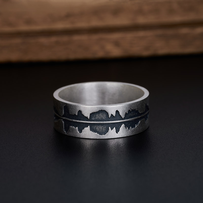 This is Not a Defect Geek Silver Band Ring