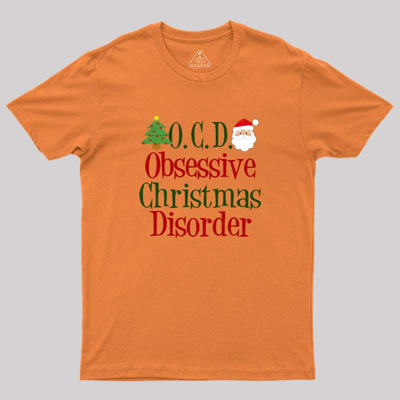 Cute Obsessive Christmas Disorder Geek T-Shirt