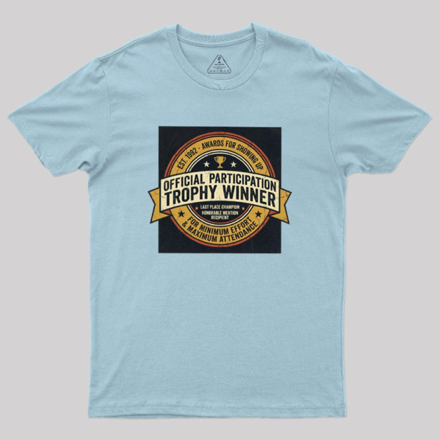 Participation Award Club Geek T-Shirt