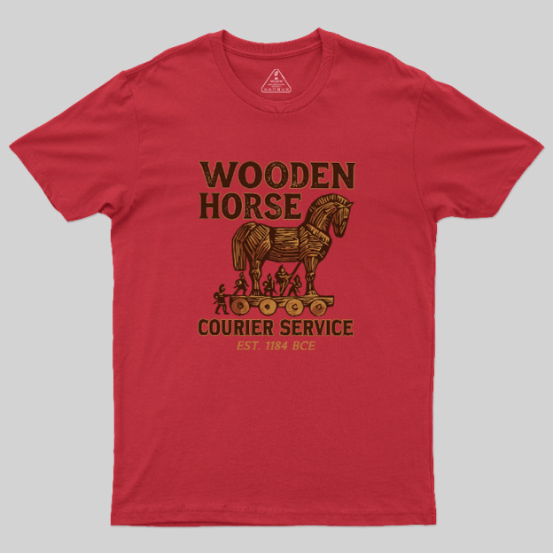 Trojan Courier Geek T-Shirt