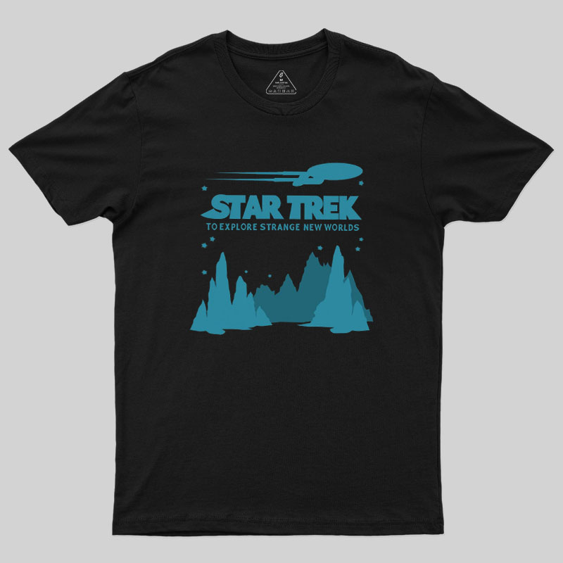 Explore New Worlds Geek T-Shirt