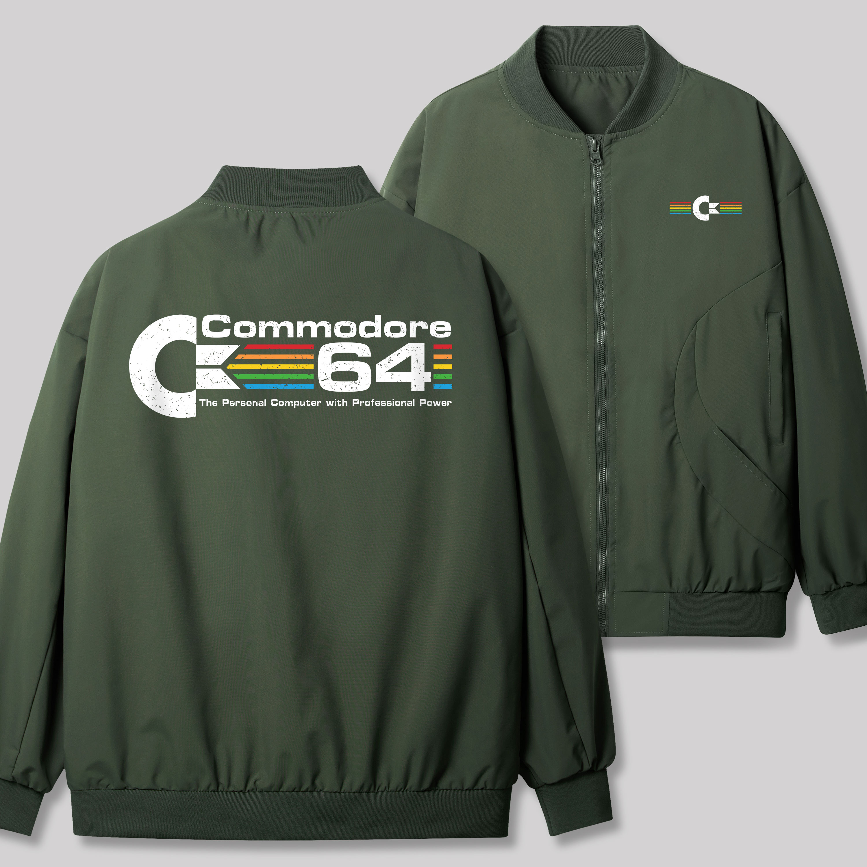 carorie ジャケット Geeksoutfit Commodore 64 Geek Classic Bomber Jacket for Sale