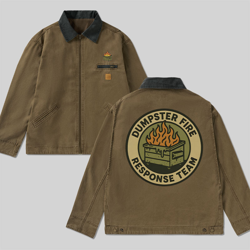 Dumpster Fire Response Team Classic Work Jacket