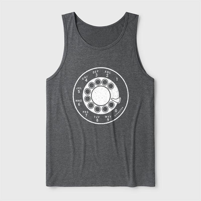 Rotary Dial Vintage Ultra Soft Heather Tank