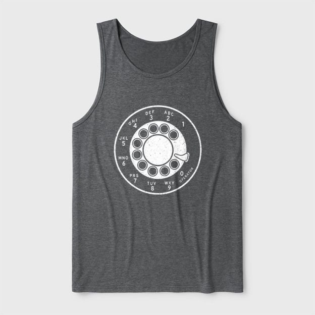 Rotary Dial Vintage Ultra Soft Heather Tank