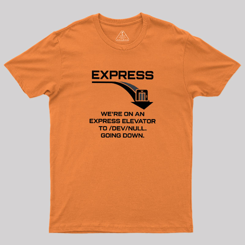 Data Black Hole Express Geek T-Shirt