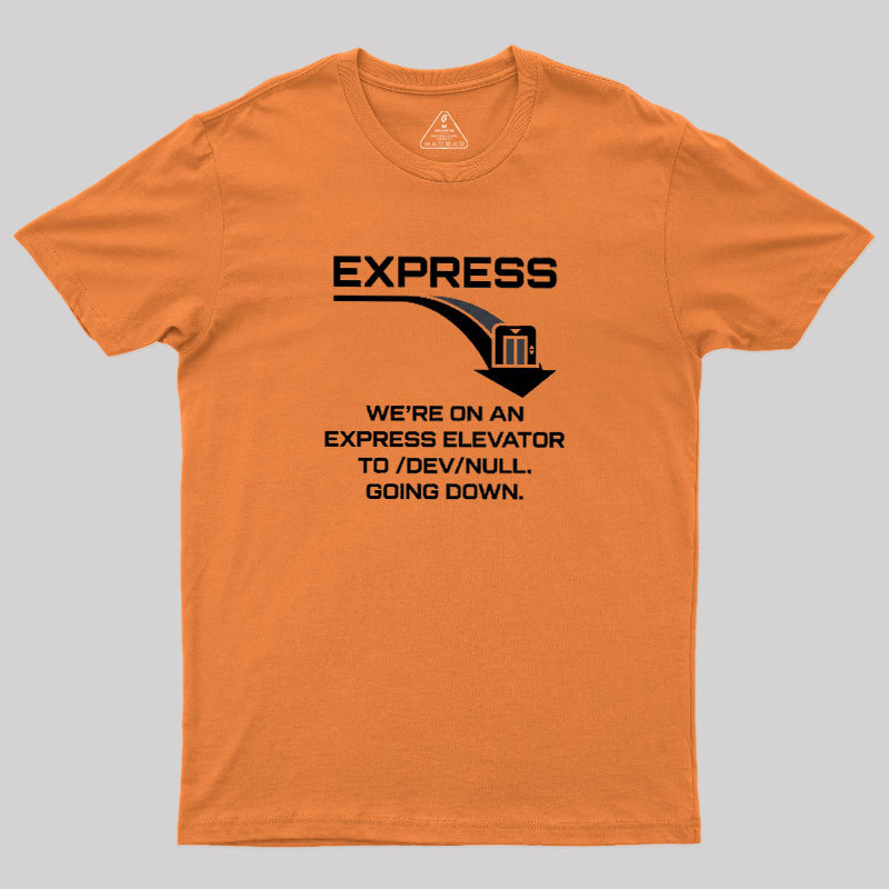 Data Black Hole Express Geek T-Shirt
