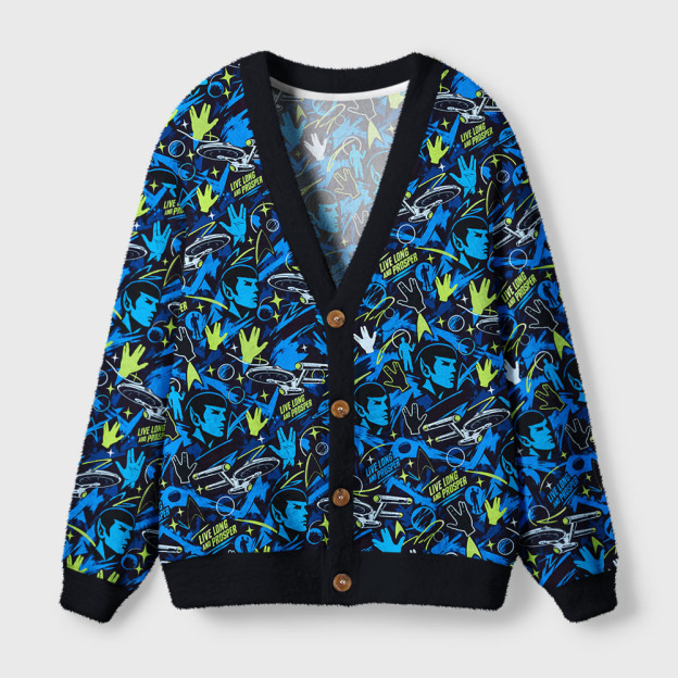 SpaceExplorer Geek Ugly Cardigan Sweaters