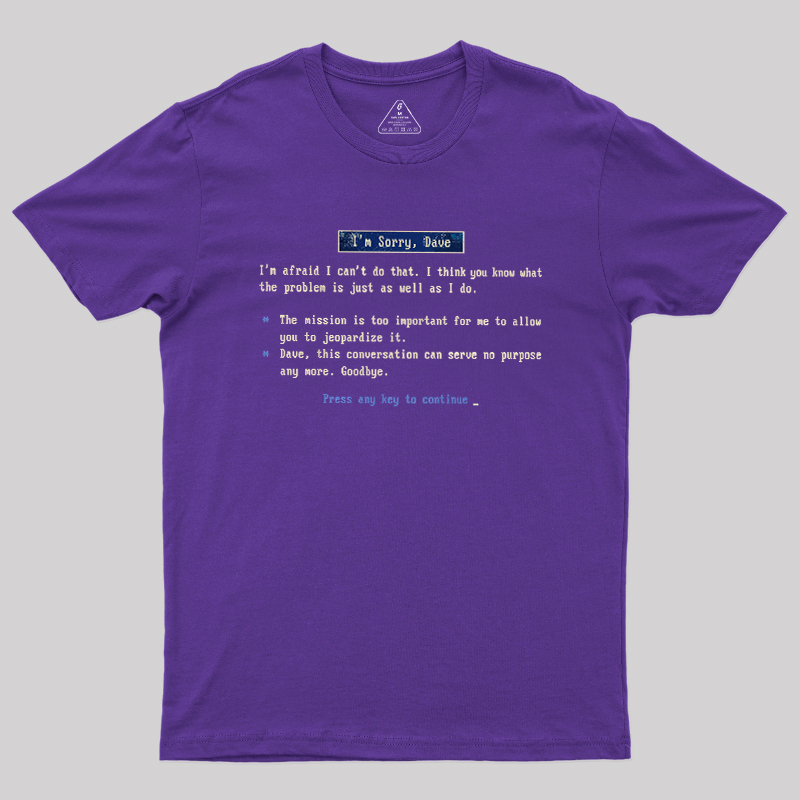 Screen of HAL Geek T-Shirt