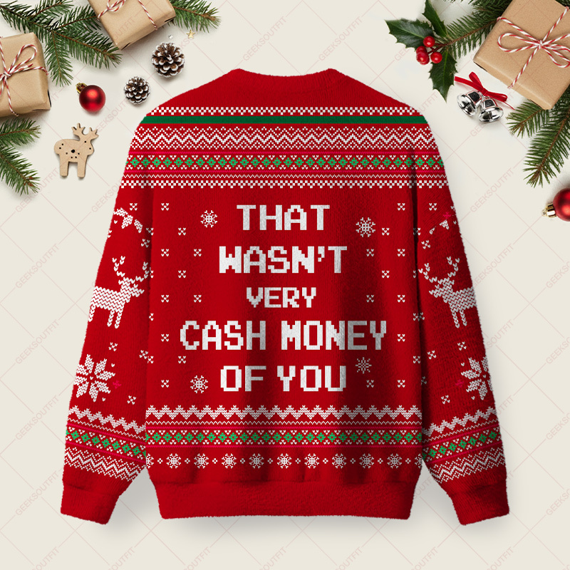 [Copy]Everthing is Fun Christmas Fuzzy Fleece Sweatshirt