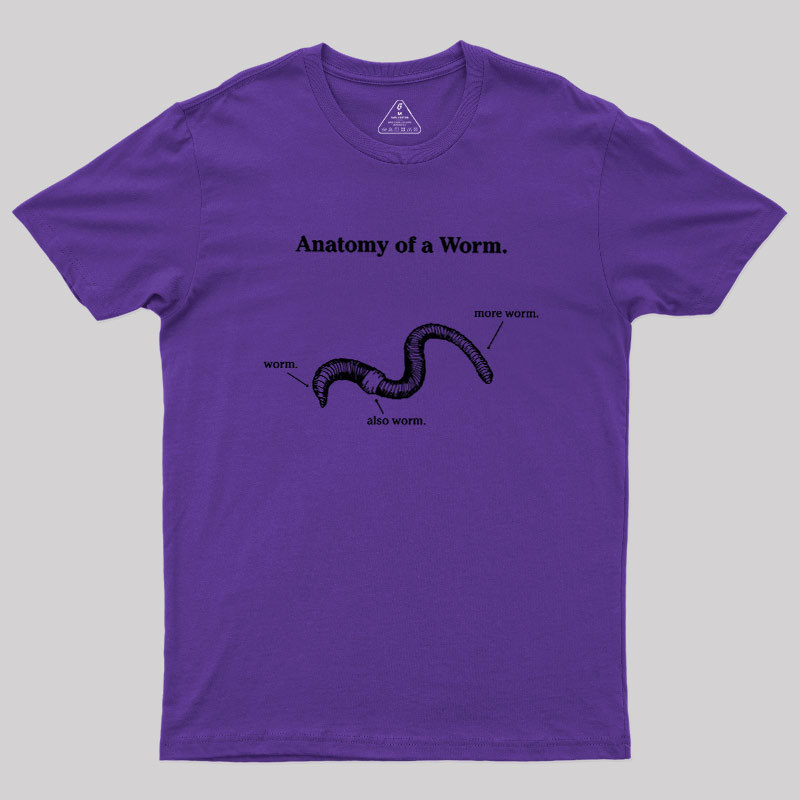 Anatomy Of A Worm Geek T-Shirt