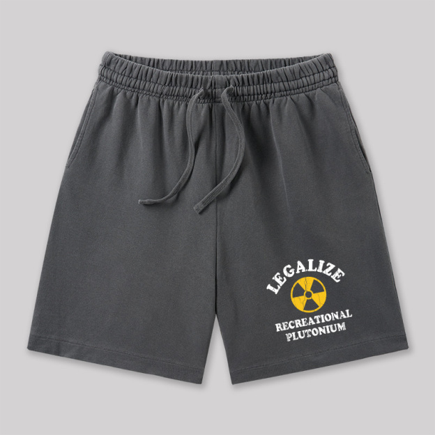 Legalize Recreational Plutonium Geeky Washed Shorts