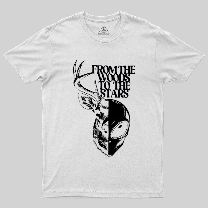 From The Woods To The Stars Geek T-Shirt