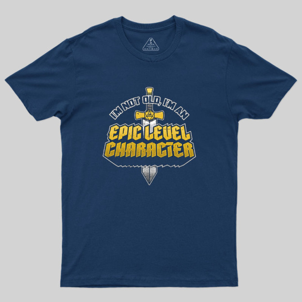 Old RPG Epic Character Geek T-Shirt