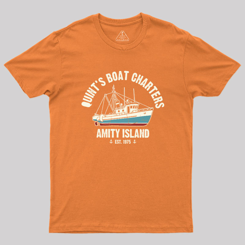 Quint's Boat Charters Geek T-Shirt