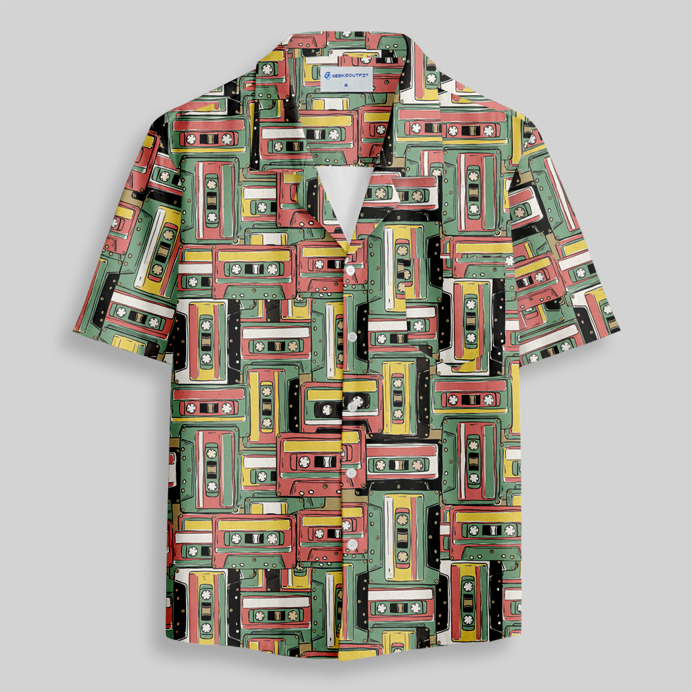Retro Mix Button Up Pocket Shirt