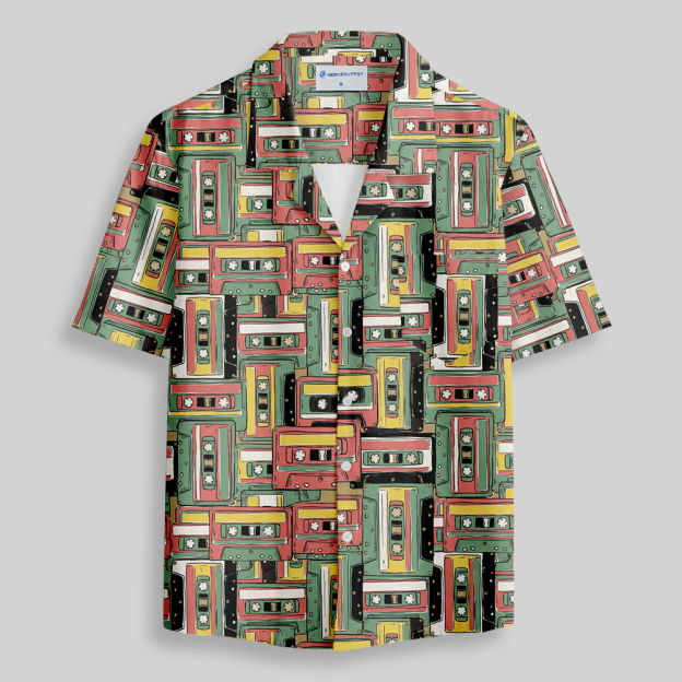 Retro Mix Button Up Pocket Shirt