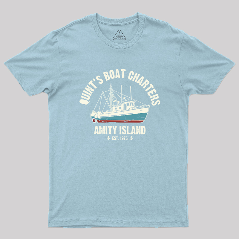 Quint's Boat Charters Geek T-Shirt