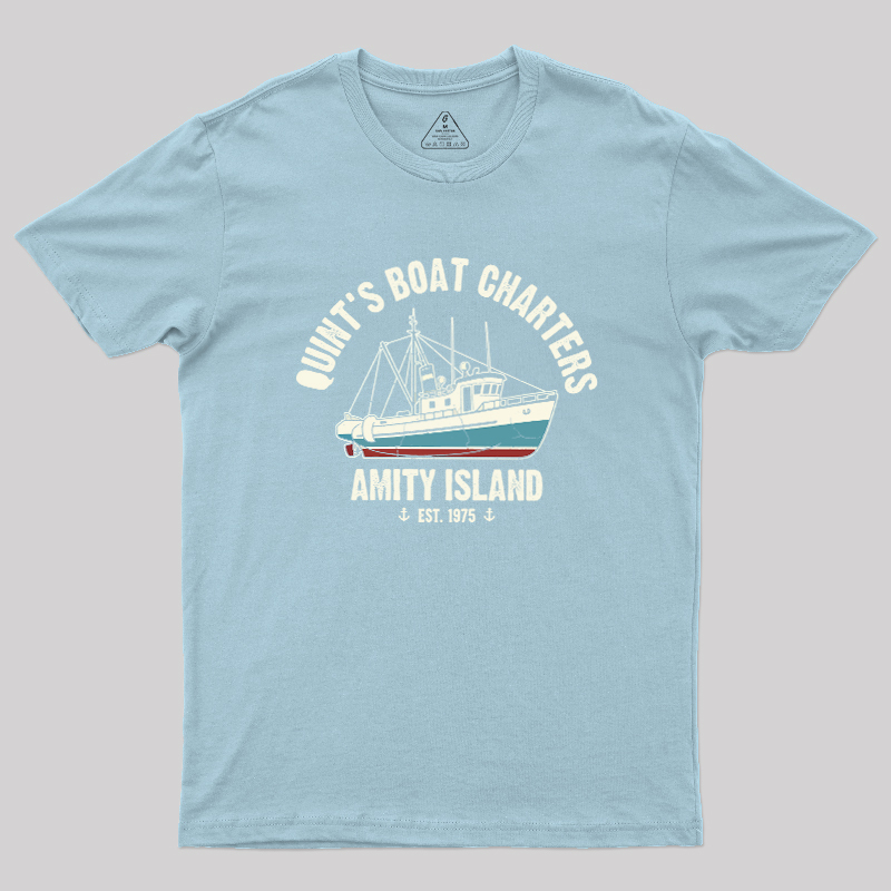Quint's Boat Charters Geek T-Shirt
