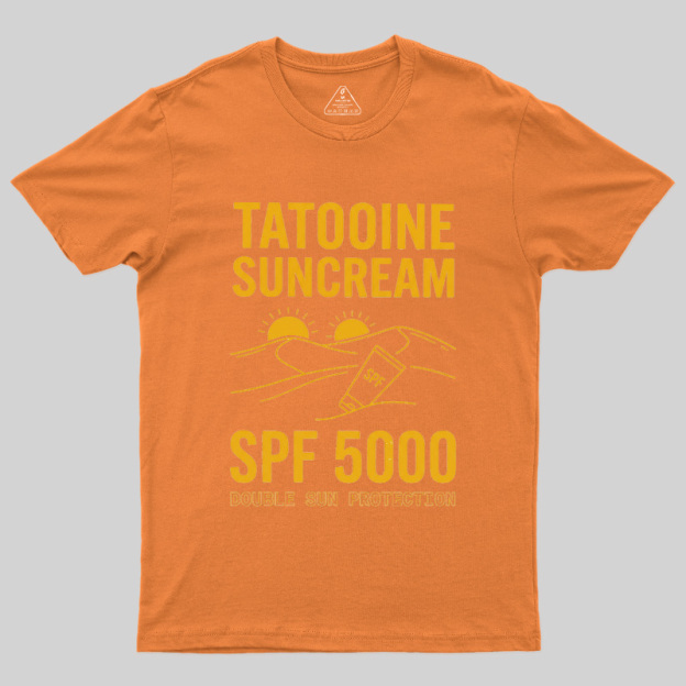 Two-Sun Desert Sunscreen Geek T-Shirt