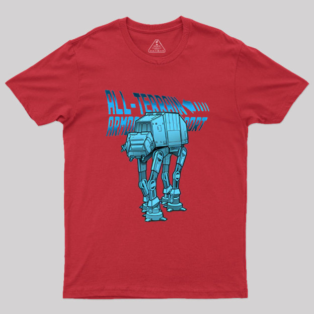 Mega Terrain Mecha Transport Geek T-Shirt