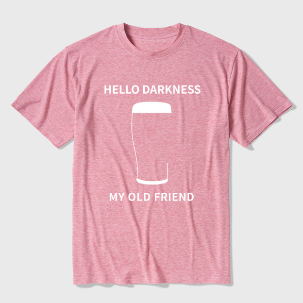 Hello Darkness My Old Friend Ultra Soft Heather Tees