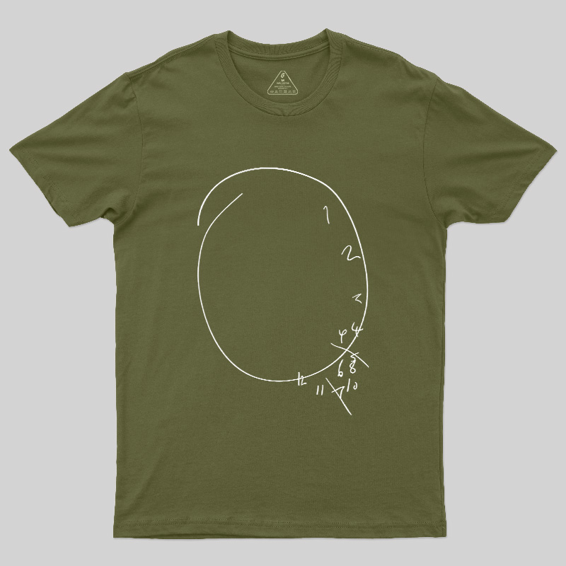 My Brain Can't Draw A Clock Geek T-Shirt