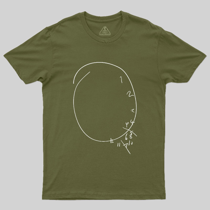 My Brain Can't Draw A Clock Geek T-Shirt