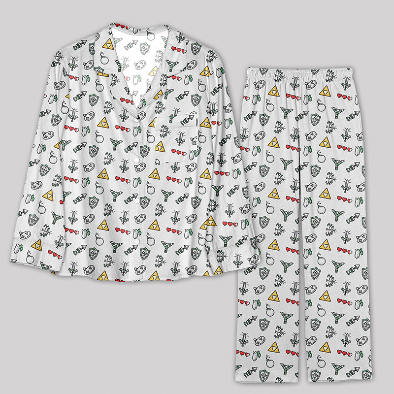 The Zelda Pixel Style Pajama Sets
