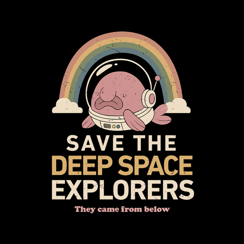Save The Deep Space Explorers Geek T-Shirt