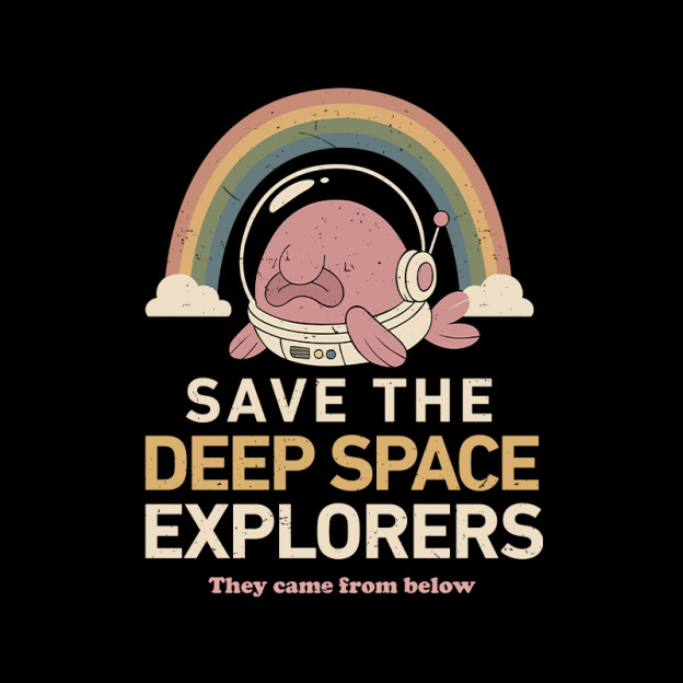 Save The Deep Space Explorers Geek T-Shirt