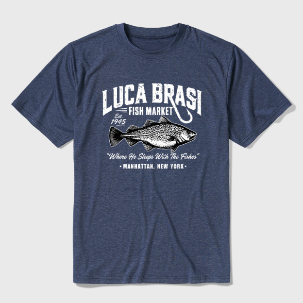Luca Brasi Fishing Charters Ultra Soft Heather Tee