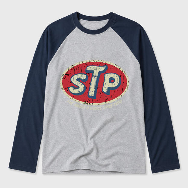 STP Racer's Choice 1954 Geek Retro Raglan Long-Sleeve Tee