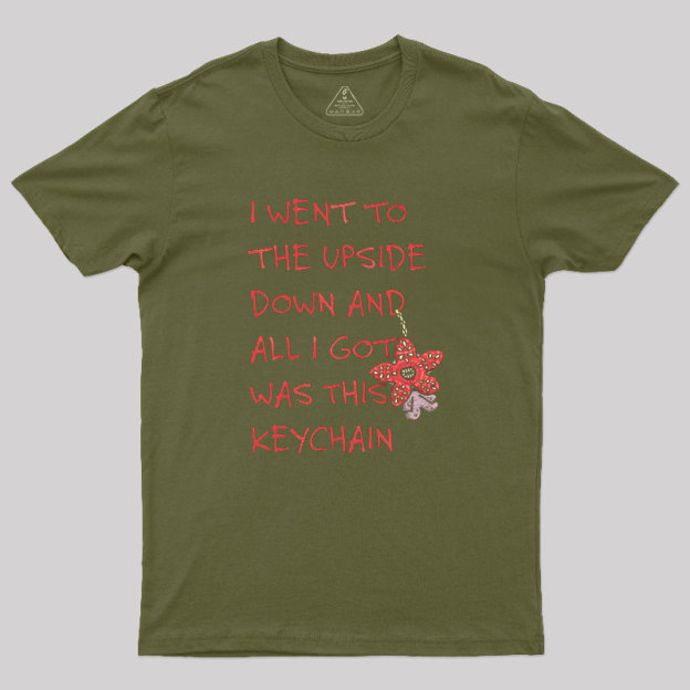 Upside Down Keychain Geek T-Shirt