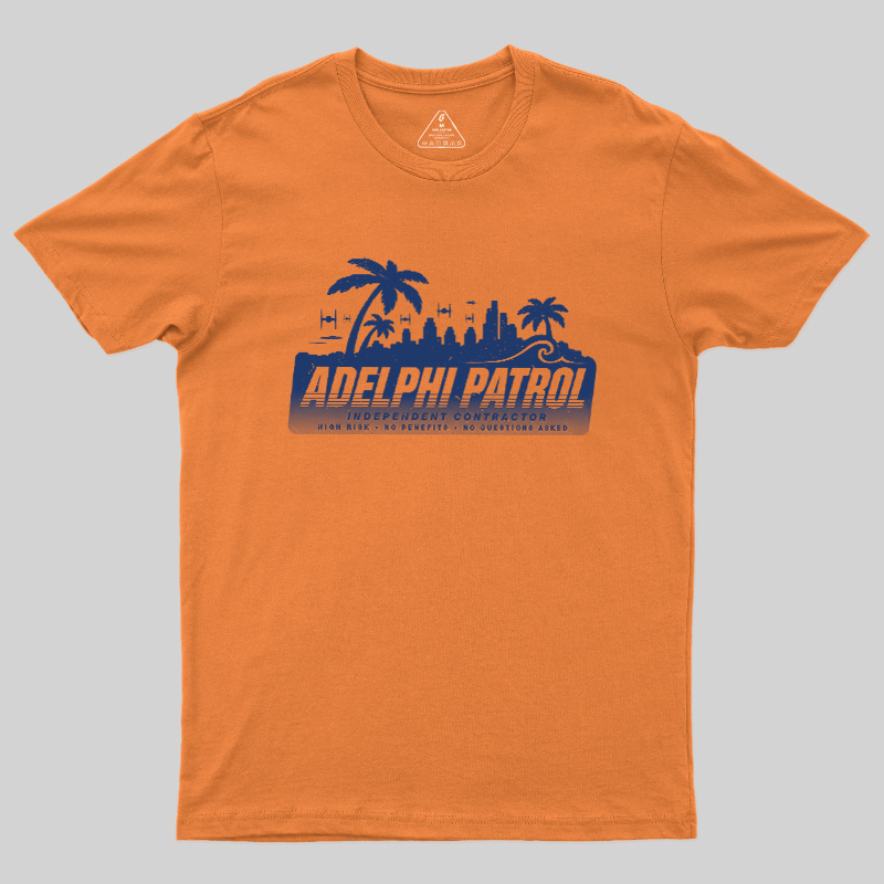 High Risk No Benefits Sci-Fi Contractor Geek T-Shirt