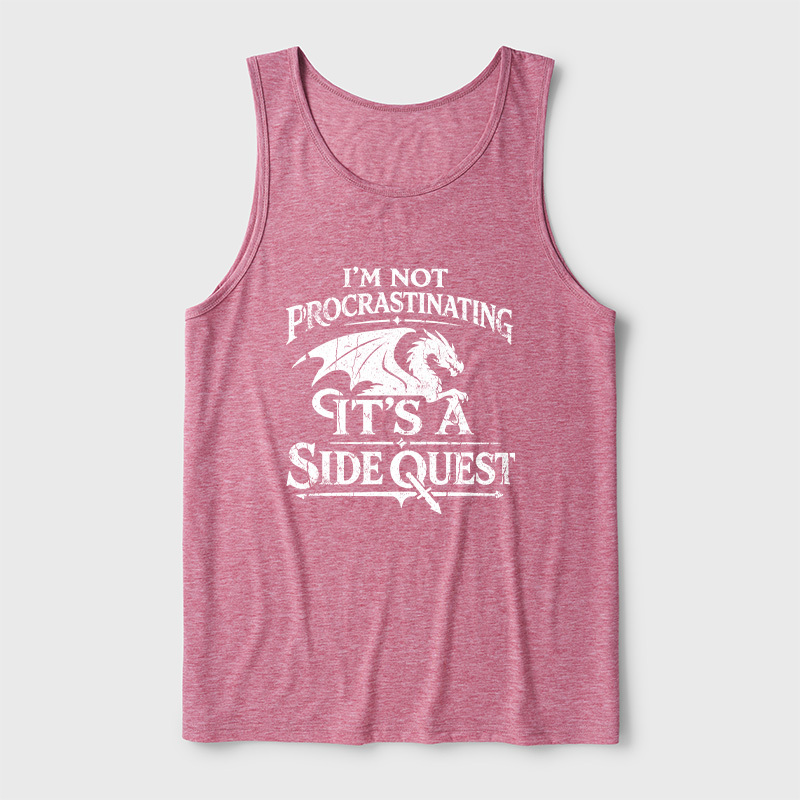 I'm Not Procrastinating It's A Side Quest Ultra Soft Heather Tank