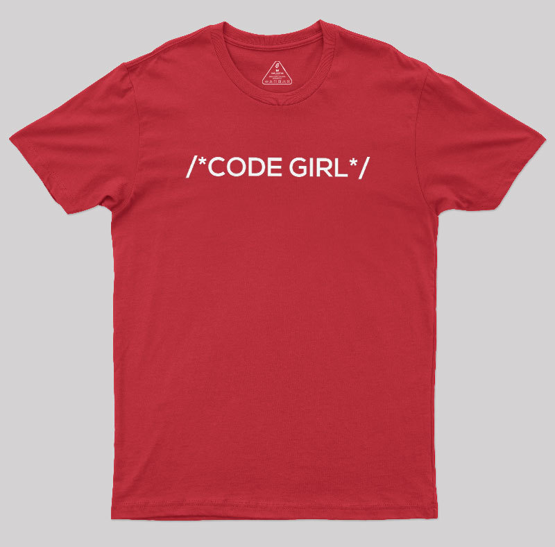 Coder Girl Programmer Geek T-Shirt