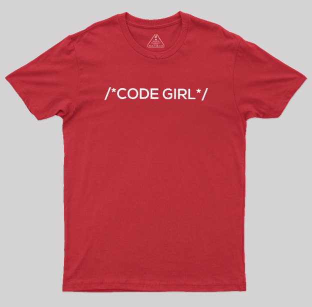 Coder Girl Programmer Geek T-Shirt