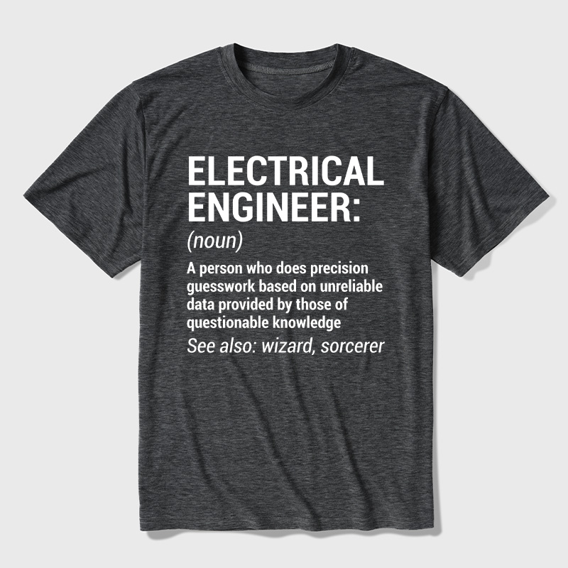 Funny Electrical Engineer Ultra Soft Heather Tee
