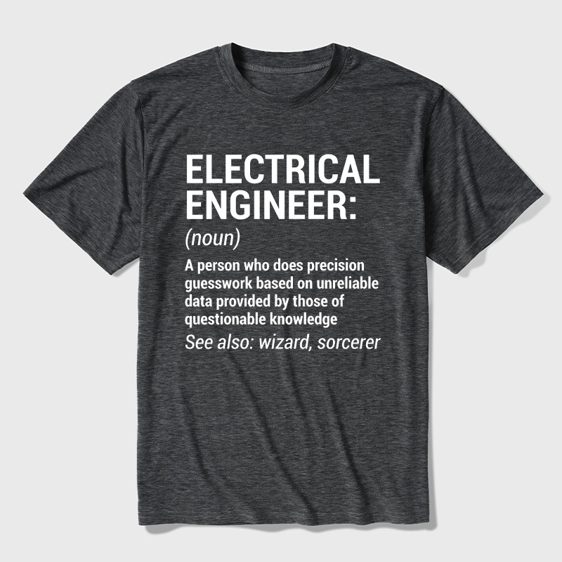 Funny Electrical Engineer Ultra Soft Heather Tee