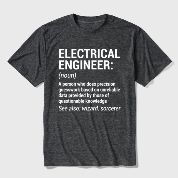 Funny Electrical Engineer Ultra Soft Heather Tee