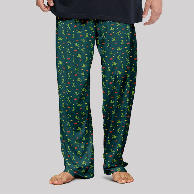 Alien Antics Green Geek Loungewear Pants
