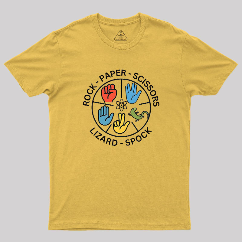 Rock Paper Scissors Geek T-Shirt