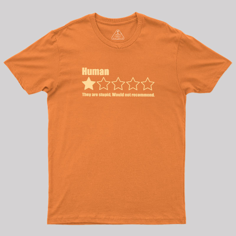 Human One Star Geek T-Shirt