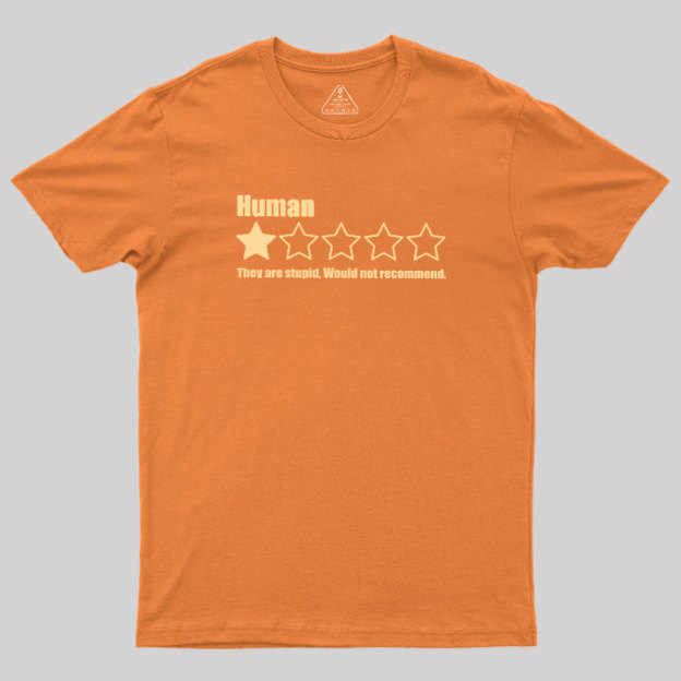 Human One Star Geek T-Shirt