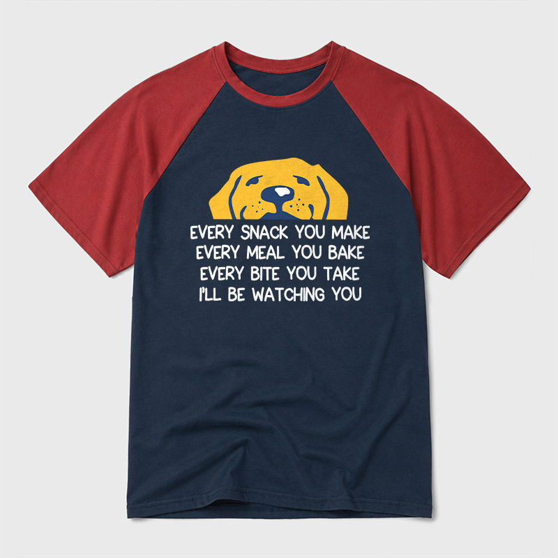 Every Snack You Make Geek Retro Raglan T-Shirt